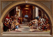 Expulsion of Heliodorus, late 18th century. Creator: Giuseppe Cades