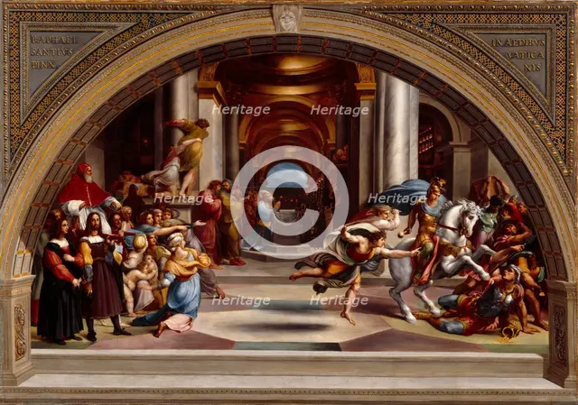 Expulsion of Heliodorus, late 18th century. Creator: Giuseppe Cades.