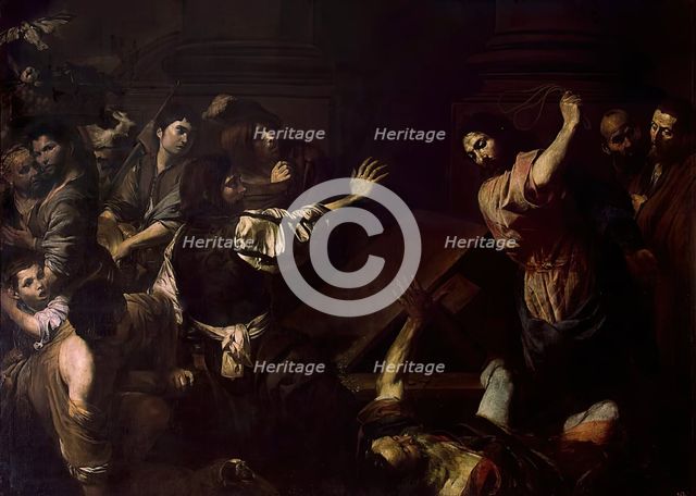 Expulsion of the Money-Changers from the Temple, 1620. Creator: Valentin de Boulogne.
