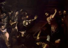 Expulsion of the Money-Changers from the Temple, 1620. Creator: Valentin de Boulogne