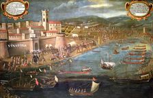 Expulsion of the Moors, oil that represents the shipment at the port of Vinaroz of the Moors of S…
