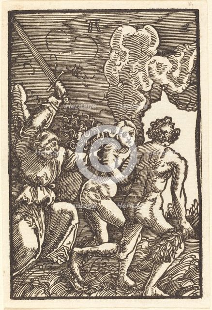 Expulsion from Paradise, c. 1513. Creator: Albrecht Altdorfer.
