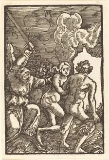Expulsion from Paradise, c. 1513. Creator: Albrecht Altdorfer