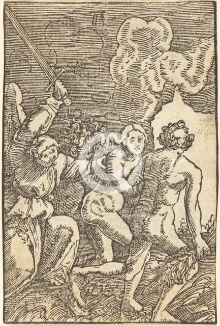 Expulsion from Paradise, c. 1513. Creator: Albrecht Altdorfer.
