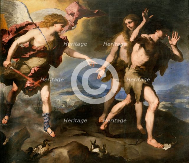 'Expulsion from Paradise', second half of 17th century. Artist: Luca Giordano
