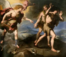 Expulsion from Paradise second half of 17th century. Artist: Luca Giordano