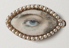 Eye Miniature, Ann Fryer (prob. b. 1768), 1787. Creator: Unknown