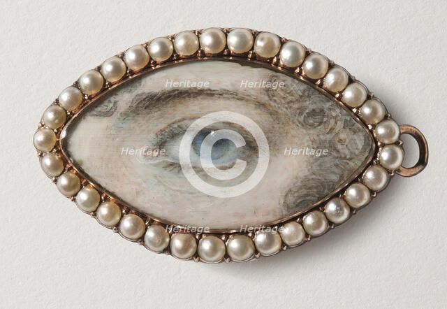 Eye Miniature, Ann Fryer (prob. b. 1768), 1787. Creator: Unknown.