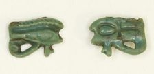 Eye of Horus (Wedjat) Amulet, Egypt, Late New Kingdom-Third Intermediate Period (abt 1550-664 BCE). Creator: Unknown