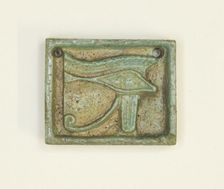 Eye of Horus (Wedjat) Amulet, Egypt, Late Period, Dynasty 26-30 (664-343 BCE). Creator: Unknown