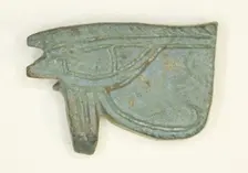 Eye of Horus (Wedjat) Amulet, Egypt, Late Period, Dynasty 26-31 (664-332 BCE). Creator: Unknown