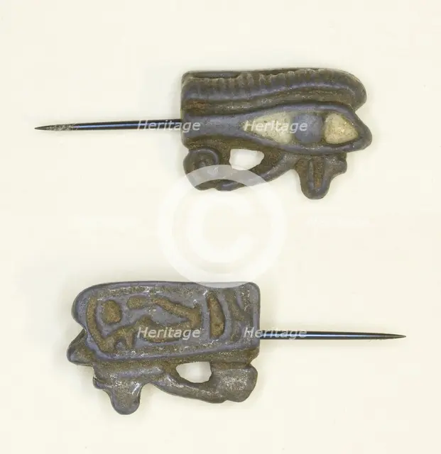 Eye of Horus (Wedjat) Amulet, Egypt, New Kingdom, Dynasty 18, reign of Amenhotep III... Creator: Unknown.
