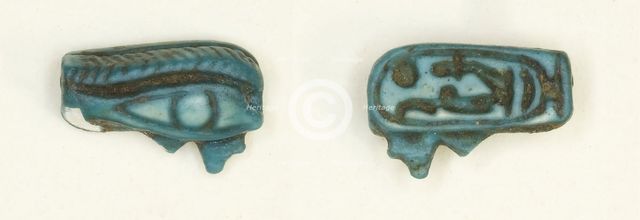 Eye of Horus (Wedjat) Amulet, Egypt, New Kingdom, Dynasty 18, reign of Amenhotep III... Creator: Unknown.
