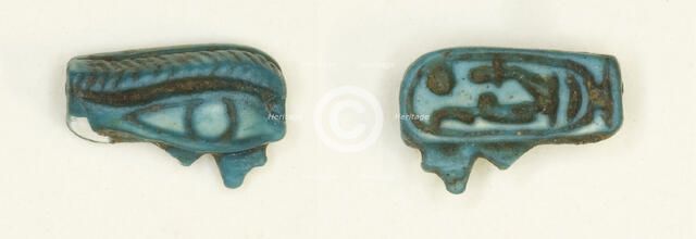 Eye of Horus (Wedjat) Amulet, Egypt, New Kingdom, Dynasty 18, reign of Amenhotep III... Creator: Unknown.