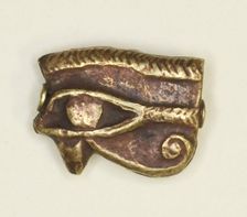 Eye of Horus (Wedjat) Amulet, Egypt, Ptolemaic Period (305-30 BCE). Creator: Unknown