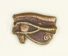 Eye of Horus (Wedjat) Amulet, Egypt, Ptolemaic Period (305-30 BCE). Creator: Unknown