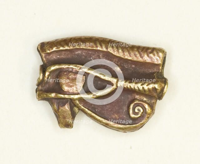 Eye of Horus (Wedjat) Amulet, Egypt, Ptolemaic Period (305-30 BCE). Creator: Unknown.