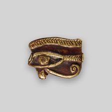 Eye of Horus (Wedjat) Amulet, Egypt, Ptolemaic Period (305-30 BCE). Creator: Unknown