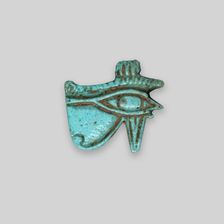 Eye of Horus (Wedjat) Amulet, Egypt, Ptolemaic Period (305-30 BCE). Creator: Unknown