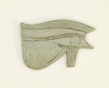 Eye of Horus (Wedjat) Amulet, Egypt, Third Intermediate Period, Dynasty 21-25 (about 1069-664 BCE). Creator: Unknown