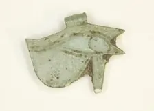 Eye of Horus (Wedjat) Amulet, Egypt, Third Intermediate Period, Dynasty 21-25 (about 1069-664 BCE). Creator: Unknown