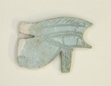 Eye of Horus (Wedjat) Amulet, Egypt, Third Intermediate Period, Dynasty 21-25 (about 1069-664 BCE). Creator: Unknown