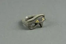 Eye of Horus (Wedjat) Finger Ring, Egypt, New Kingdom, Dynasty 18 (about 1350 BCE). Creator: Unknown