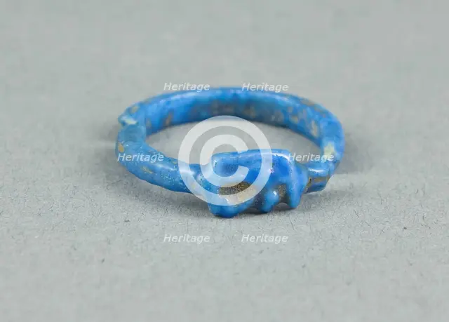 Eye of Horus (Wedjat) Finger Ring, Egypt, New Kingdom, late Dynasty 18 (about 1325 BCE). Creator: Unknown.