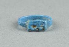Eye of Horus (Wedjat) Finger Ring, Egypt, New Kingdom, late Dynasty 18 (about 1325 BCE). Creator: Unknown