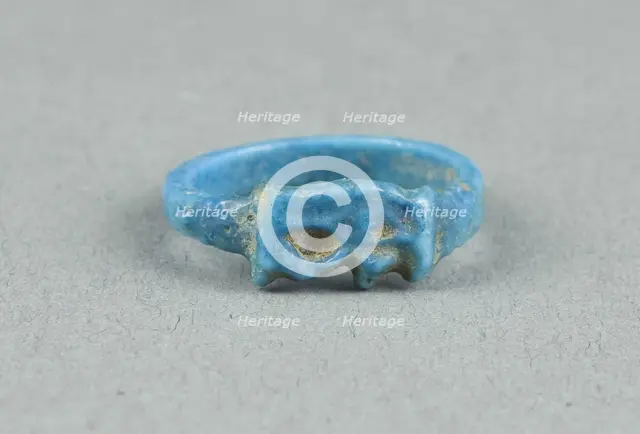 Eye of Horus (Wedjat) Finger Ring, Egypt, New Kingdom, late Dynasty 18 (about 1325 BCE). Creator: Unknown.