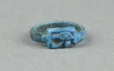 Eye of Horus (Wedjat) Finger Ring, Egypt, New Kingdom, late Dynasty 18 (about 1325 BCE). Creator: Unknown
