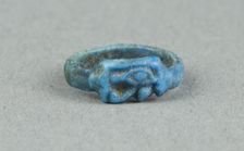 Eye of Horus (Wedjat) Finger Ring, Egypt, New Kingdom, late Dynasty 18 (about 1325 BCE). Creator: Unknown