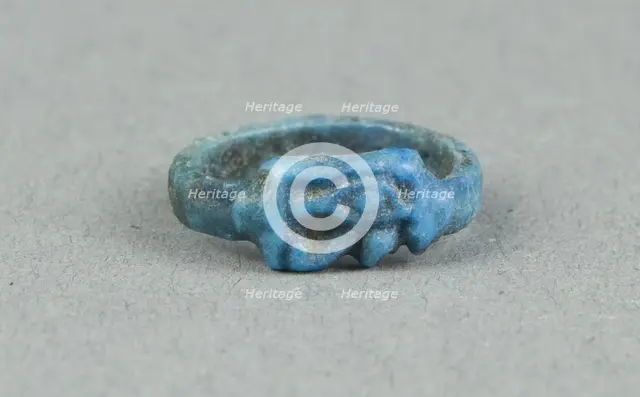 Eye of Horus (Wedjat) Finger Ring, Egypt, New Kingdom, late Dynasty 18 (about 1325 BCE). Creator: Unknown.