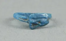 Eye of Horus (Wedjat) Finger Ring, Egypt, New Kingdom, late Dynasty 18 (about 1325 BCE). Creator: Unknown