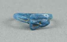 Eye of Horus (Wedjat) Finger Ring, Egypt, New Kingdom, late Dynasty 18 (about 1325 BCE). Creator: Unknown