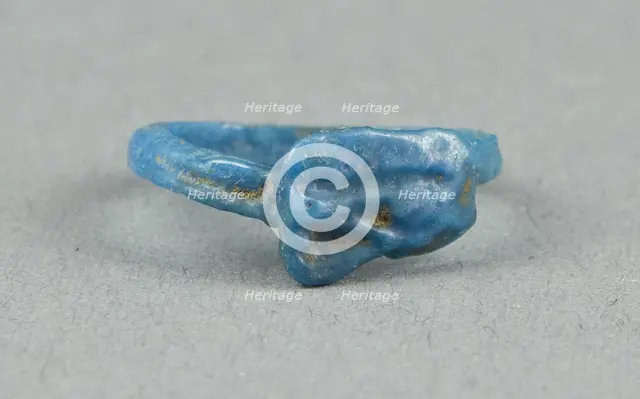 Eye of Horus (Wedjat) Finger Ring, Egypt, New Kingdom, late Dynasty 18 (about 1325 BCE). Creator: Unknown.