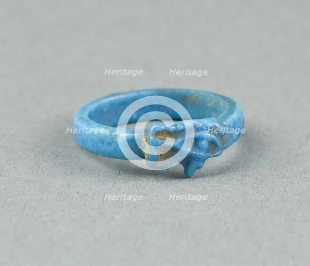 Eye of Horus (Wedjat) Finger Ring, Egypt, New Kingdom, late Dynasty 18 (about 1325 BCE). Creator: Unknown.