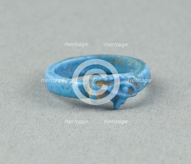 Eye of Horus (Wedjat) Finger Ring, Egypt, New Kingdom, late Dynasty 18 (about 1325 BCE). Creator: Unknown.