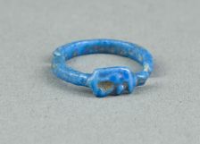 Eye of Horus (Wedjat) Finger Ring, Egypt, New Kingdom, late Dynasty 18 (about 1325 BCE). Creator: Unknown