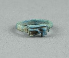 Eye of Horus (Wedjat) Finger Ring, Egypt, New Kingdom, late Dynasty 18 (about 1325 BCE). Creator: Unknown