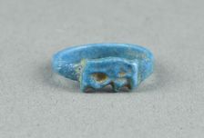 Eye of Horus (Wedjat) Finger Ring, Egypt, New Kingdom, late Dynasty 18 (about 1325 BCE). Creator: Unknown