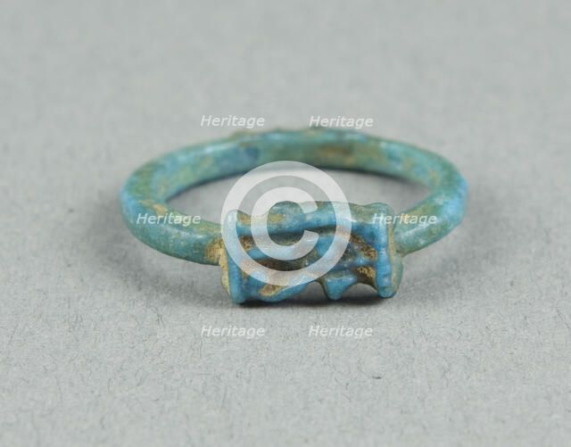 Eye of Horus (Wedjat) Finger Ring, Egypt, New Kingdom, late Dynasty 18 (about 1325 BCE). Creator: Unknown.