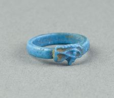 Eye of Horus (Wedjat) Finger Ring, Egypt, New Kingdom, late Dynasty 18 (about 1325 BCE). Creator: Unknown