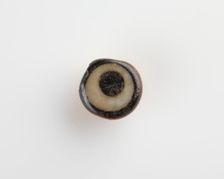 Eye-bead, with an eyelet and also a lateral bore, New Kingdom, 1550-1307 BCE. Creator: Unknown