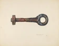 Eye Bolt, 1938. Creator: Clarence Secor