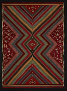 Eye-Dazzler Weaving, New Mexico, 1880/1900. Creator: Unknown