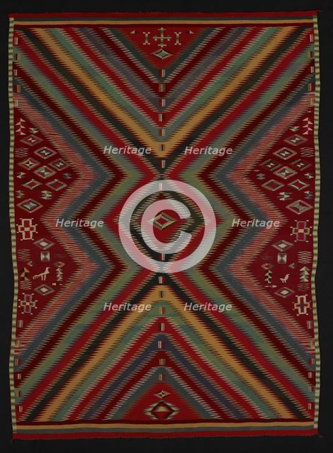 Eye-Dazzler Weaving, New Mexico, 1880/1900. Creator: Unknown.