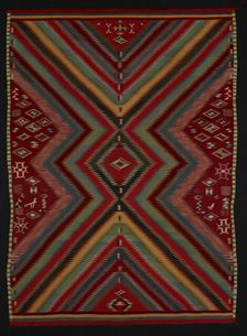 Eye-Dazzler Weaving, New Mexico, 1880/1900. Creator: Unknown