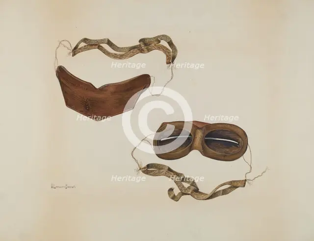 Eye Shades, c. 1937. Creator: H. Langden Brown.