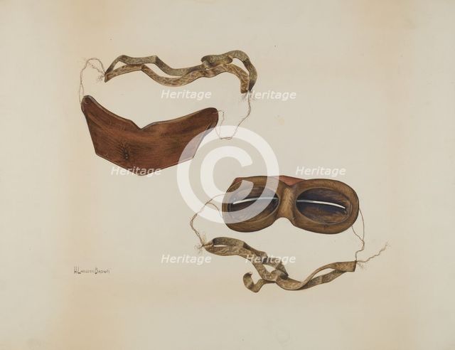 Eye Shades, c. 1937. Creator: H. Langden Brown.